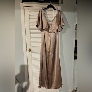 Taupe Revelry Bridesmaid Dress